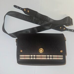 Black Checkered Crossbody Bag. No Brand.